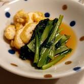 小松菜と油揚げのだし浸し