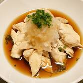 鶏ささ身のみぞれがけ