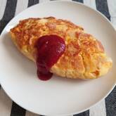 パンのオムレツ