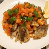 アジのムニエル