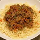 レンジで作るキーマカレー焼きそば