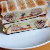 イワシ缶のホットサンド