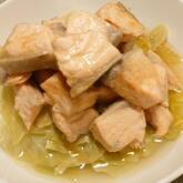 鮭とキャベツの酒蒸