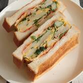 スペイン風オムレツサンドイッチ