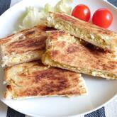 フライパンDEホットサンド～カルボナーラ風サンド～