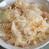 卵とレタスのチャーハン