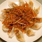 餃子の甘酢あんかけ