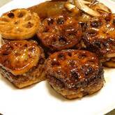 レンコンのはさみ照り焼き