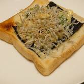 ジャコの和風トースト