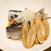 サンマの黒酢煮