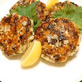 アジのつみれバーグ