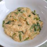 セリの和風スクランブルエッグ