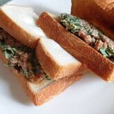 ゴママヨ納豆トースト