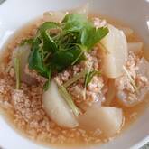 カブの鶏そぼろあん