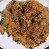 ニラたっぷりチヂミ♪