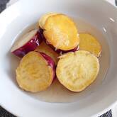 サツマイモのショウガレモン煮