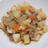 合いびき肉でお手軽肉じゃが