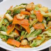 春キャベツのカレー炒め