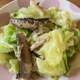 春キャベツのサーディン炒め