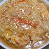 白ネギとザーサイの中華丼