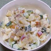 ころころポテトとリンゴのサラダ