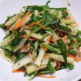 セロリとベーコンのソテー