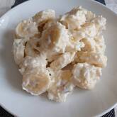 バナナのクリームチーズ和え