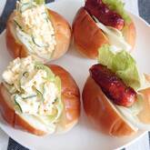 ロールパンサンド