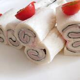 海苔ハム巻き巻きサンド