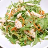 水菜とささ身の和え物