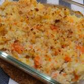 ジャガイモとひき肉のオーブン焼き