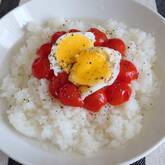 トマトと卵のイタリアン粥