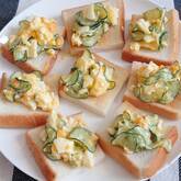 おつまみ卵トースト