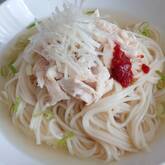 レモン風味ささ身汁麺