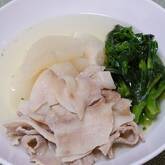 豚バラ肉と大根の塩煮