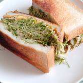 コールスロー風のりマヨサンドイッチ