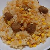ミートボール入り炊き込みご飯