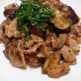 ショウガ香る！豚肉とナスのみそ炒め