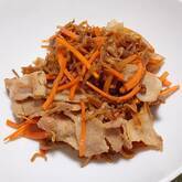 豚バラ肉と切干し大根の炒め物