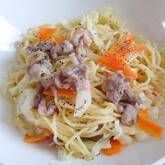 レンジで時短！塩レモン焼きそば