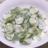 キュウリのワサビマヨ