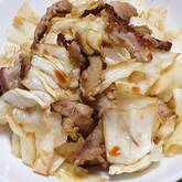 すぐ完成！豚肉とキャベツシンプル炒め