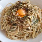 ワサビ風味の海苔だくスパゲティ
