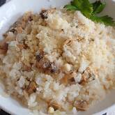 レンジでアサリリゾット