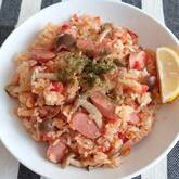 ソーセージのパエリア風炊き込みご飯