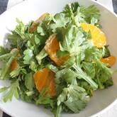 春菊とみかんのサラダ