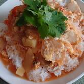 豆腐のキムチスープご飯