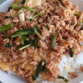 鶏ネギ卵とじ丼