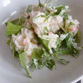 水菜のポテトサラダ