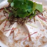 カフェ風豆腐のあんかけ丼